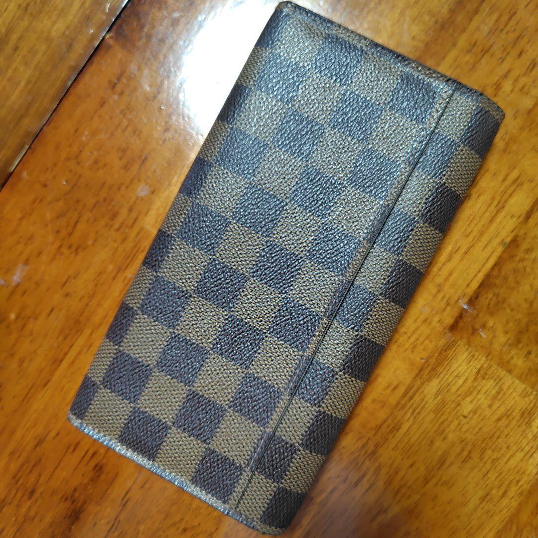 美品 LOUIS VUITTON ダミエ 二つ折り財布