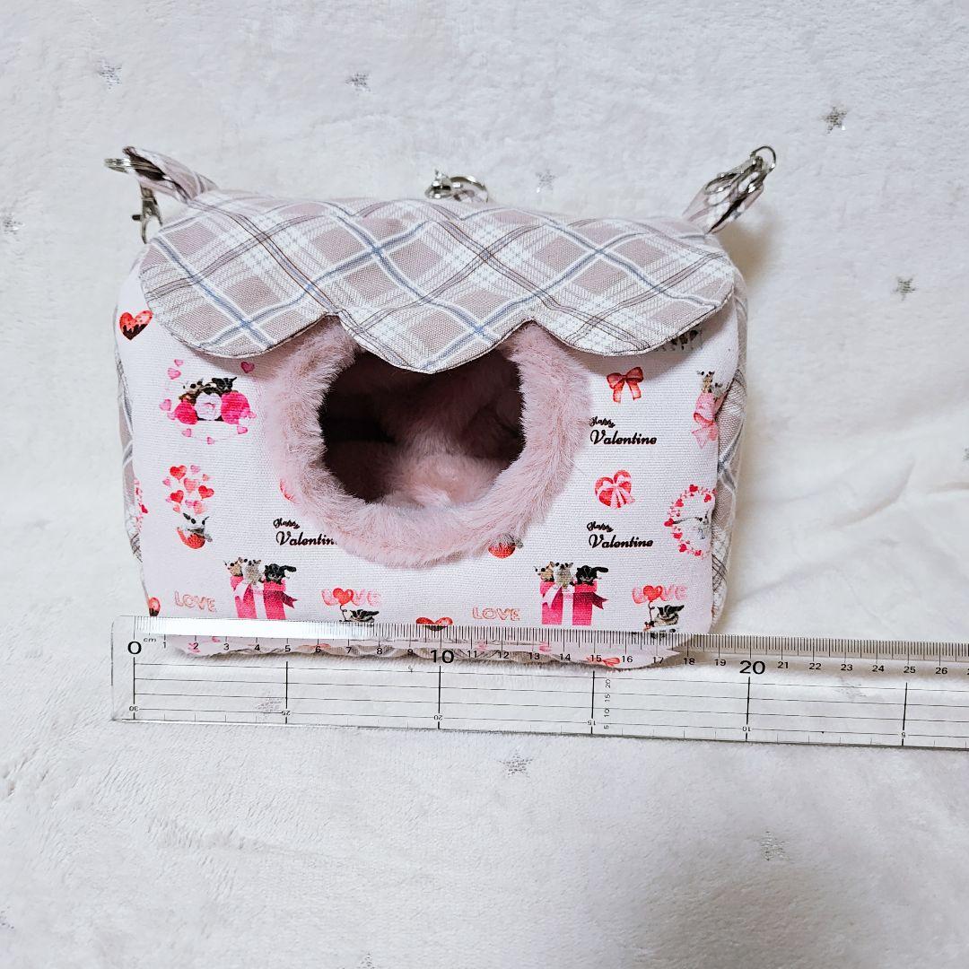 第2回⑤【バレンタインオリジナル生地】＊ころんと日和＊フクロモモンガ＊小動物