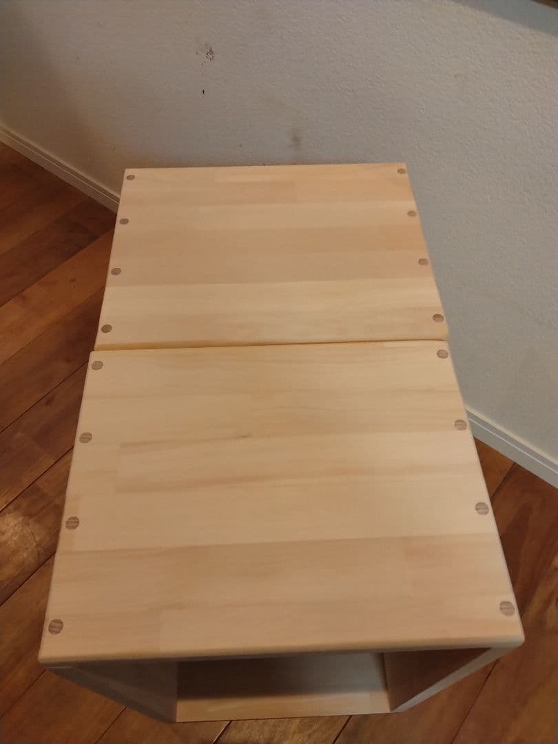 木製　ハンドメイド　オーダー　ロの字　棚　シェルフ　水槽台　テレビ台