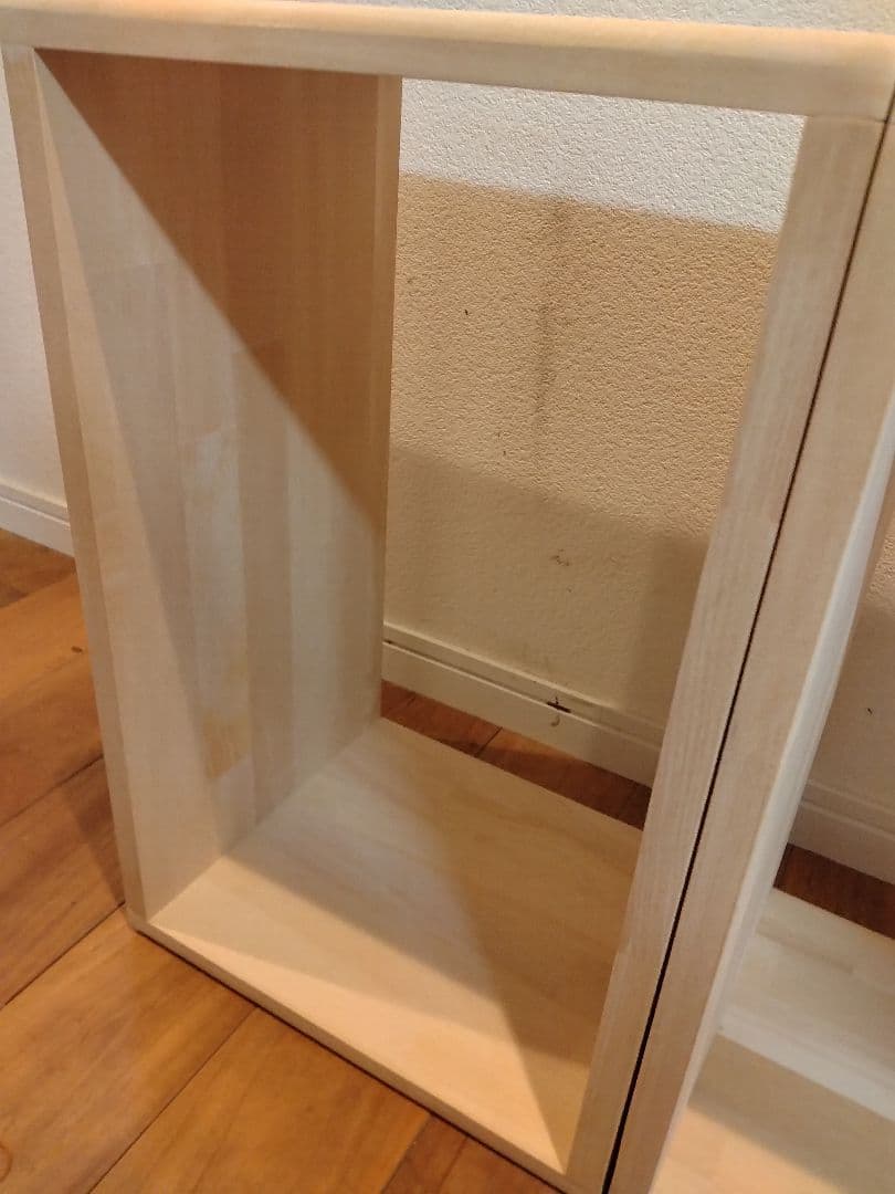 木製　ハンドメイド　オーダー　ロの字　棚　シェルフ　水槽台　テレビ台