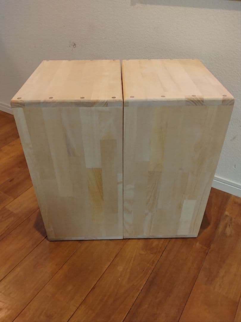 木製　ハンドメイド　オーダー　ロの字　棚　シェルフ　水槽台　テレビ台