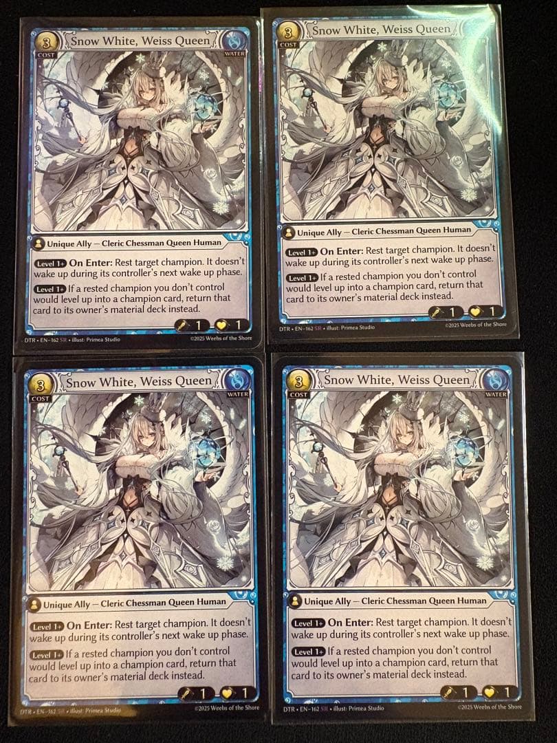 Grand Archive  White, Weiss Queen 4枚