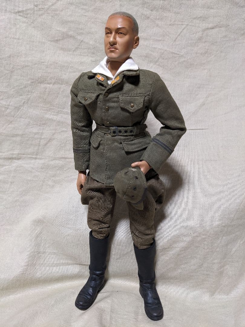 日本軍　陸軍　将校 軍服　ミリタリーフィギュア　中川三郎 中古　パーツ有り