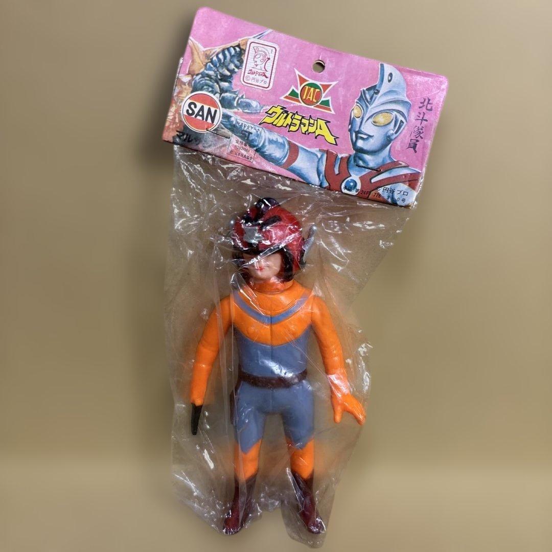 【未開封品】年代物　ウルトラマンA 北斗隊員 ソフビフィギュア