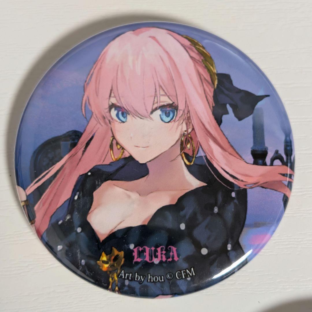 巡音ルカ 缶バッジ Halloween Mad Tea Party 初音ミク