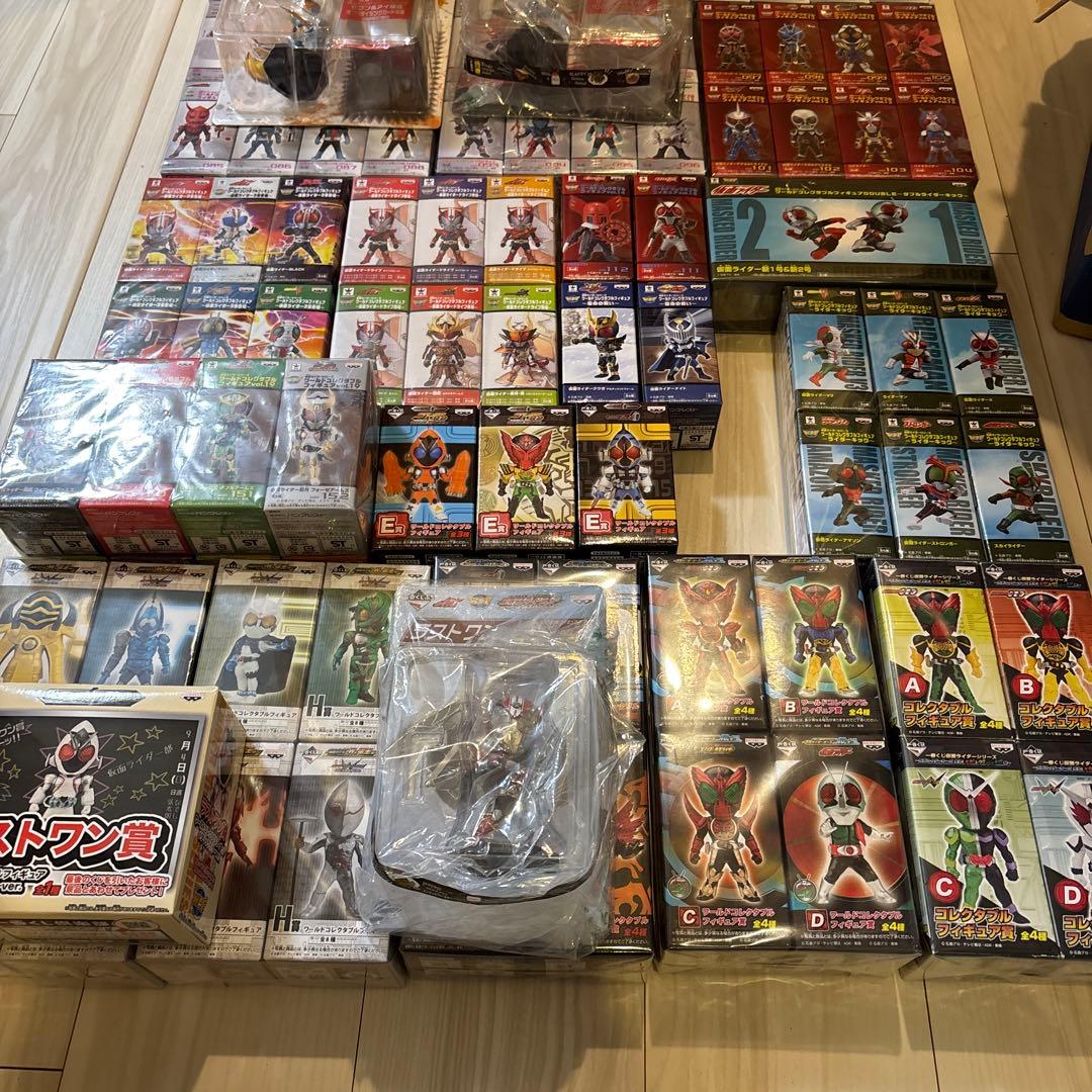 未開封 仮面ライダー フィギュア セット　ワーコレ　150個くらい