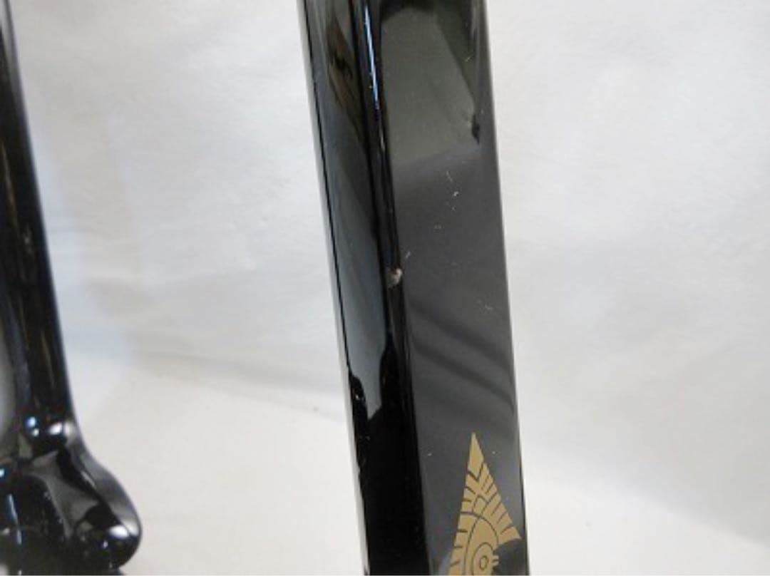 稀少 茶道具 作家物 木製黒真塗 金彩蒔絵 高麗卓 茶棚 水指棚 共箱