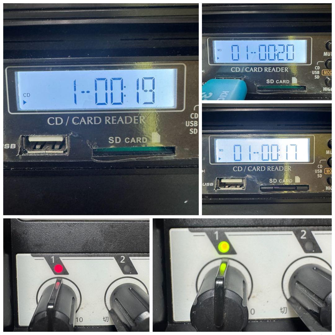 UNI-PEX　WA-872K　ワイヤレスアンプ　CD/USB/SD　動作品