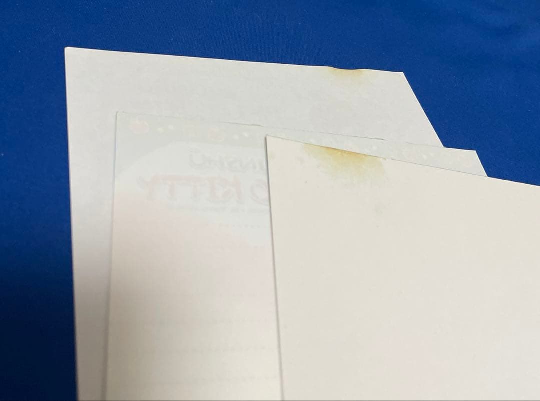 ハローキティ 信州 クリアファイル付きレターセット