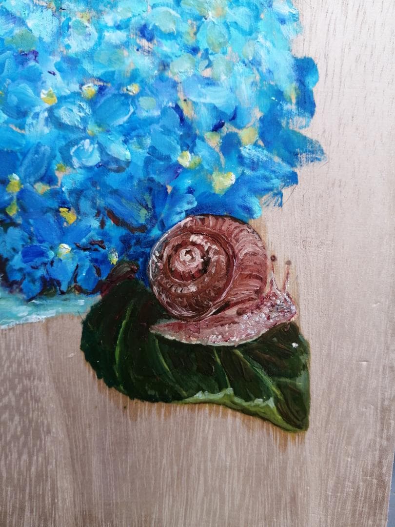 あじさい油絵母の日ギフト