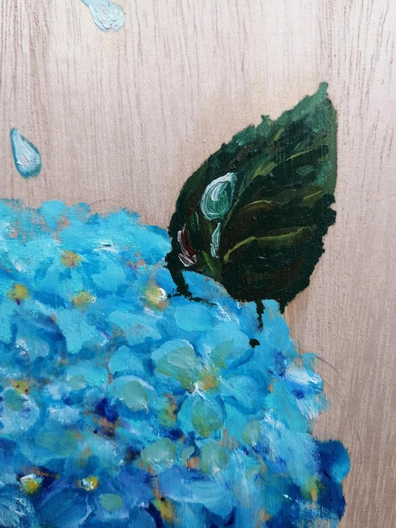 あじさい油絵母の日ギフト