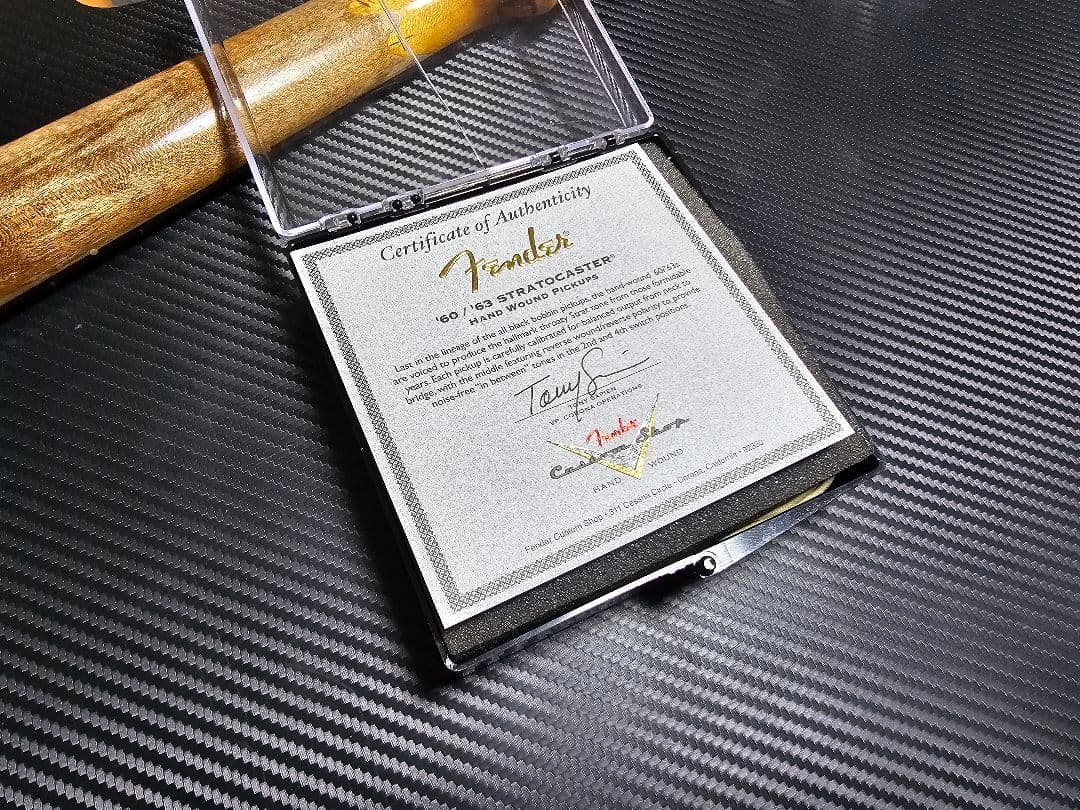 限定品フェンダーカスタムショップ ハンドワウンド '60/'63 Pickups