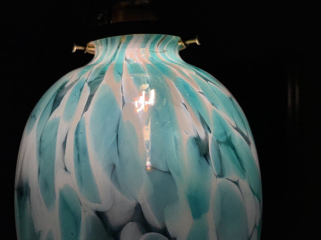 ヴィンテージ！「吹雪紋のコードペンダントプ」