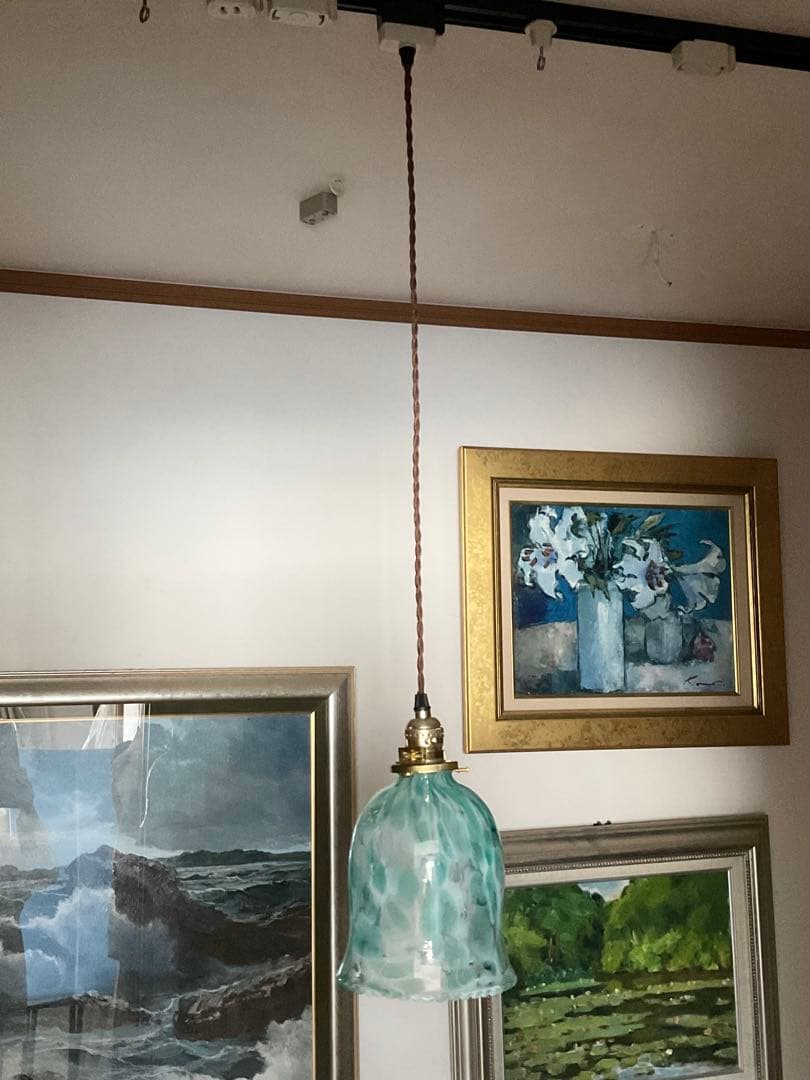 ヴィンテージ！「吹雪紋のコードペンダントプ」