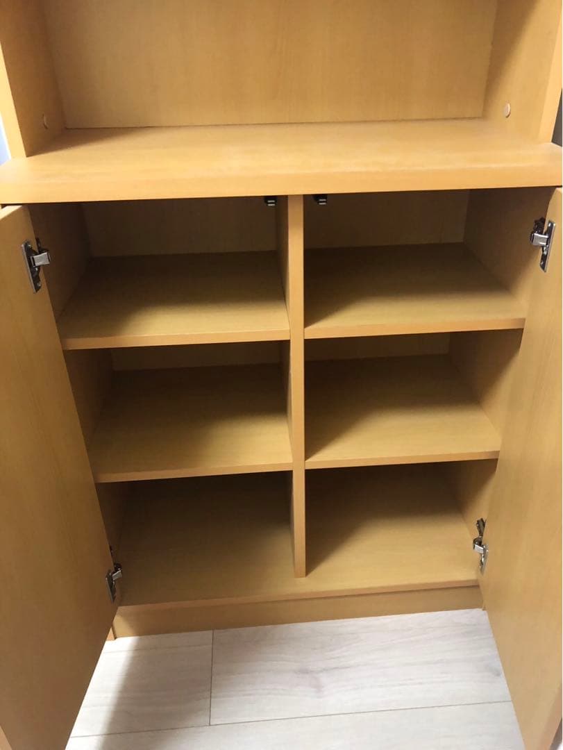 ※引き取り（配送も可）☆キャビネット★ナチュラルウッド☆収納棚★本棚☆ロッカー