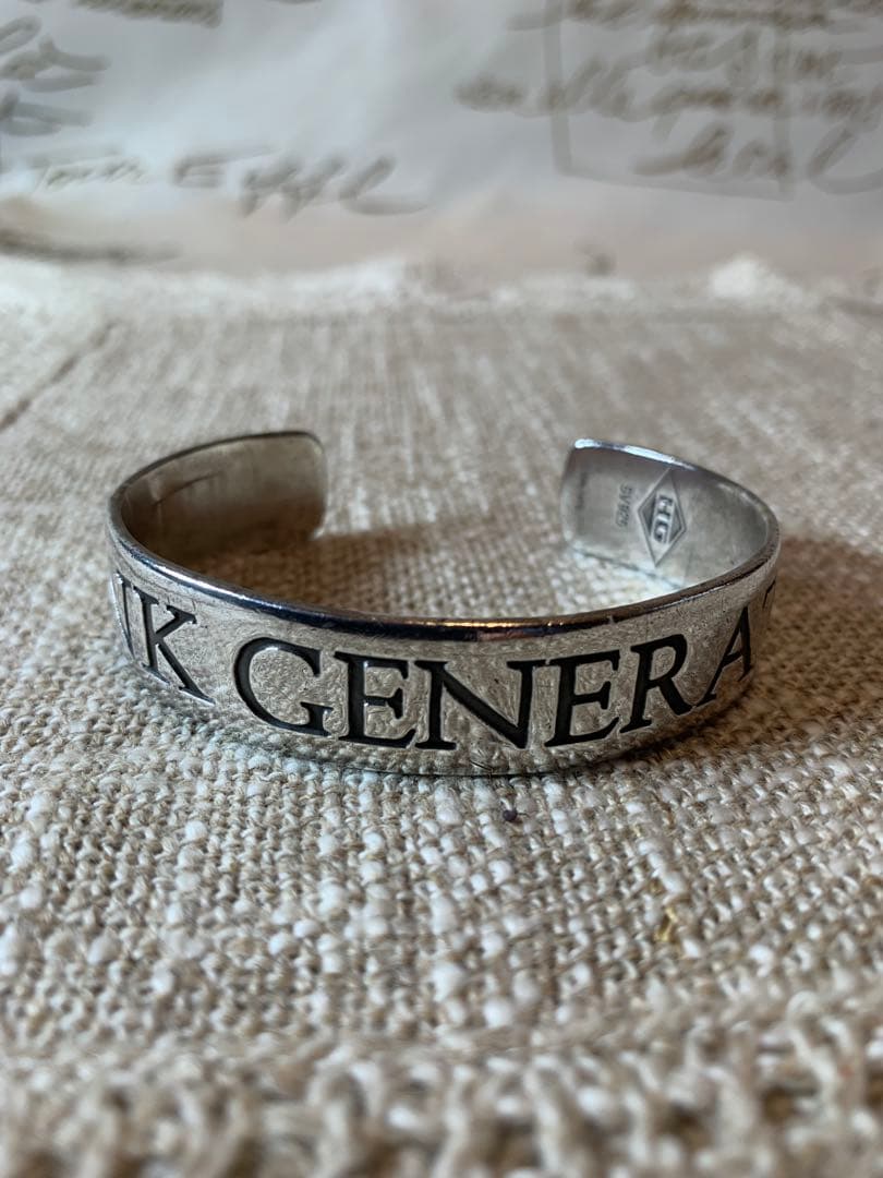 ヒステリックグラマー　925シルバーバングル　 BLANK GENERATION