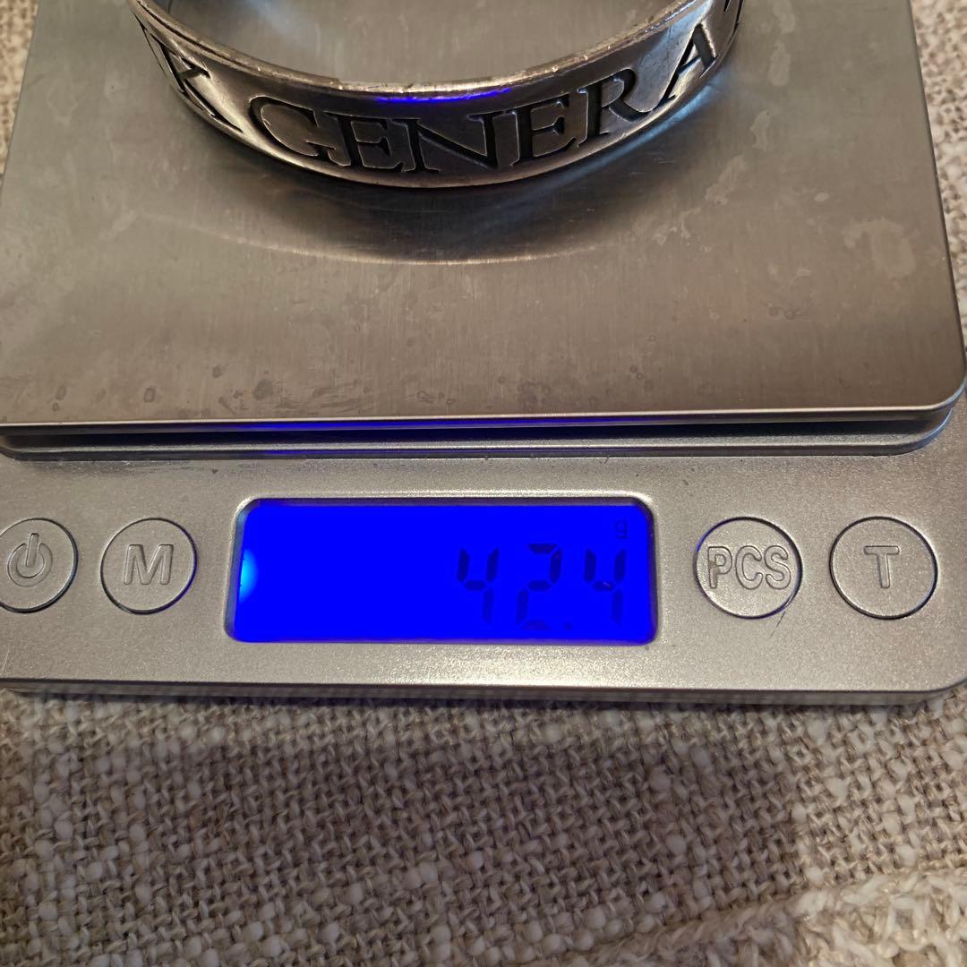 ヒステリックグラマー　925シルバーバングル　 BLANK GENERATION