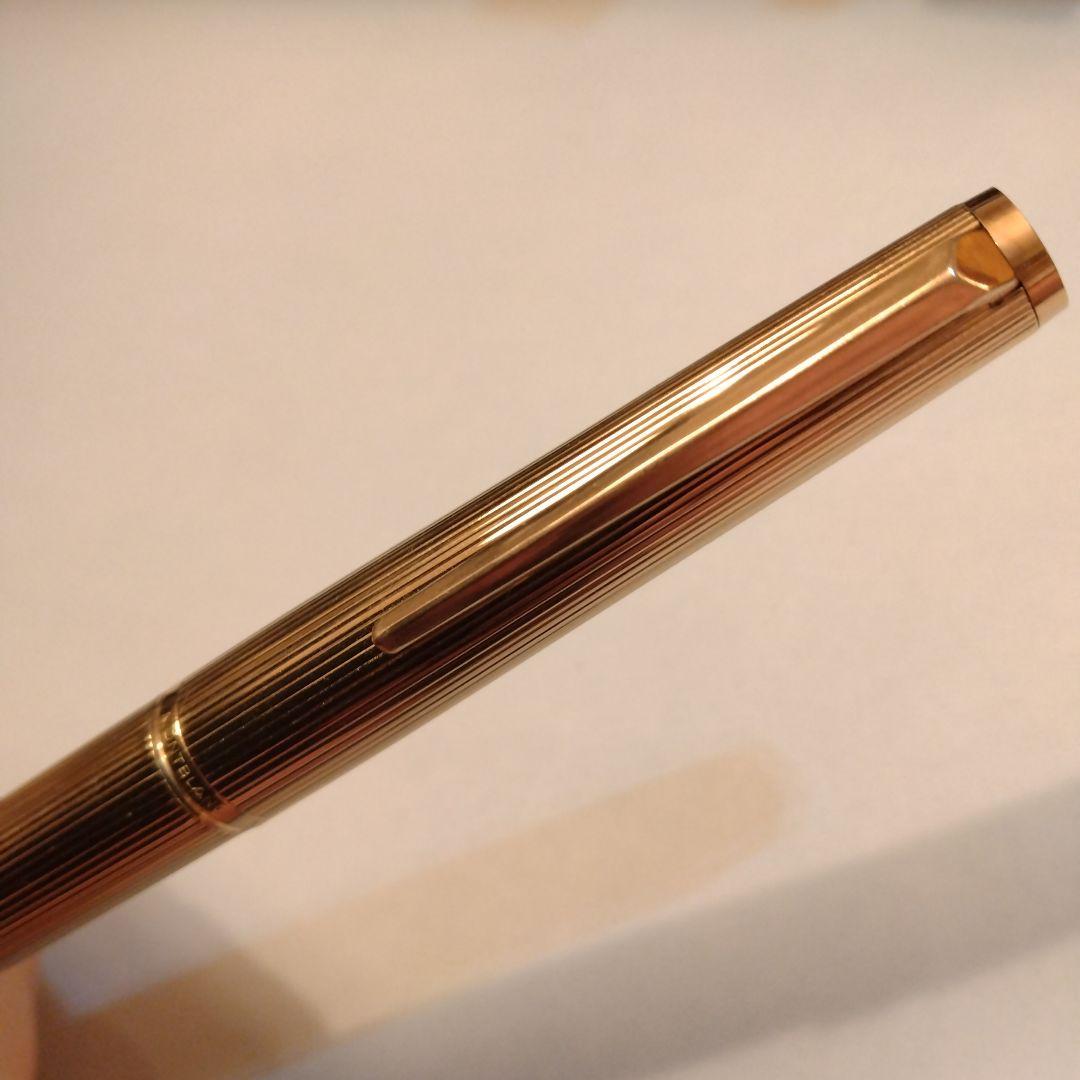 セール　ビンテージ　モンブラン　万年筆　1246 金張り　吸入式　18金