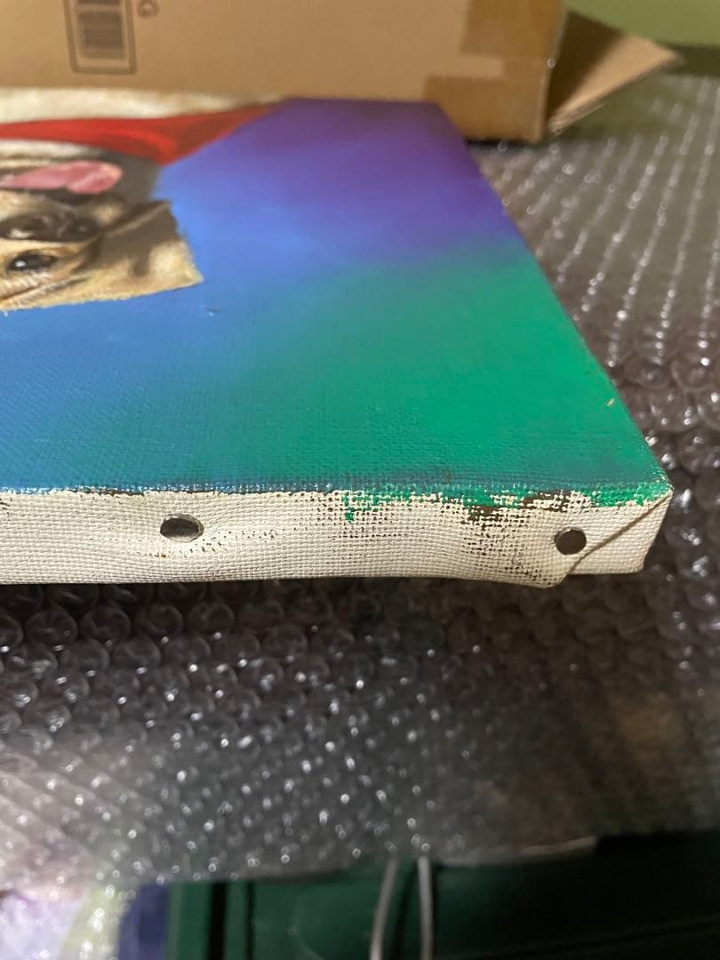 八代亜紀　絵画　真作　赤いバンダナ　 偽サイトに⚠️注意⚠️して下さい写真16と17