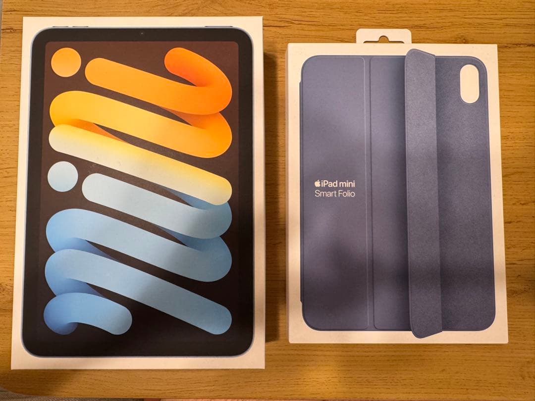 iPad mini 第7世代 128GB Wi-Fiモデル ブルー 本体カバー付