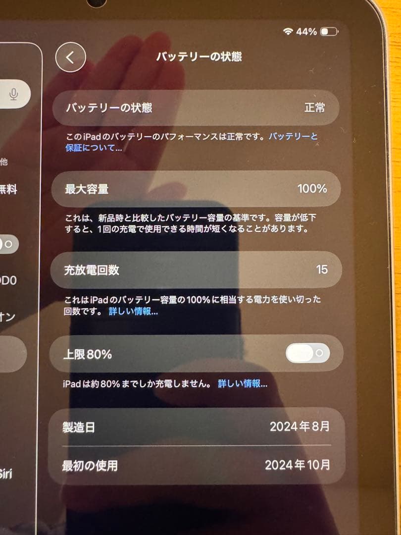 iPad mini 第7世代 128GB Wi-Fiモデル ブルー 本体カバー付