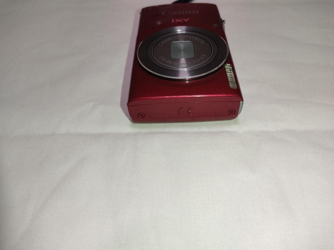 【ジャンク】Canon IXY120 コンパクトデジタルカメラ レッド