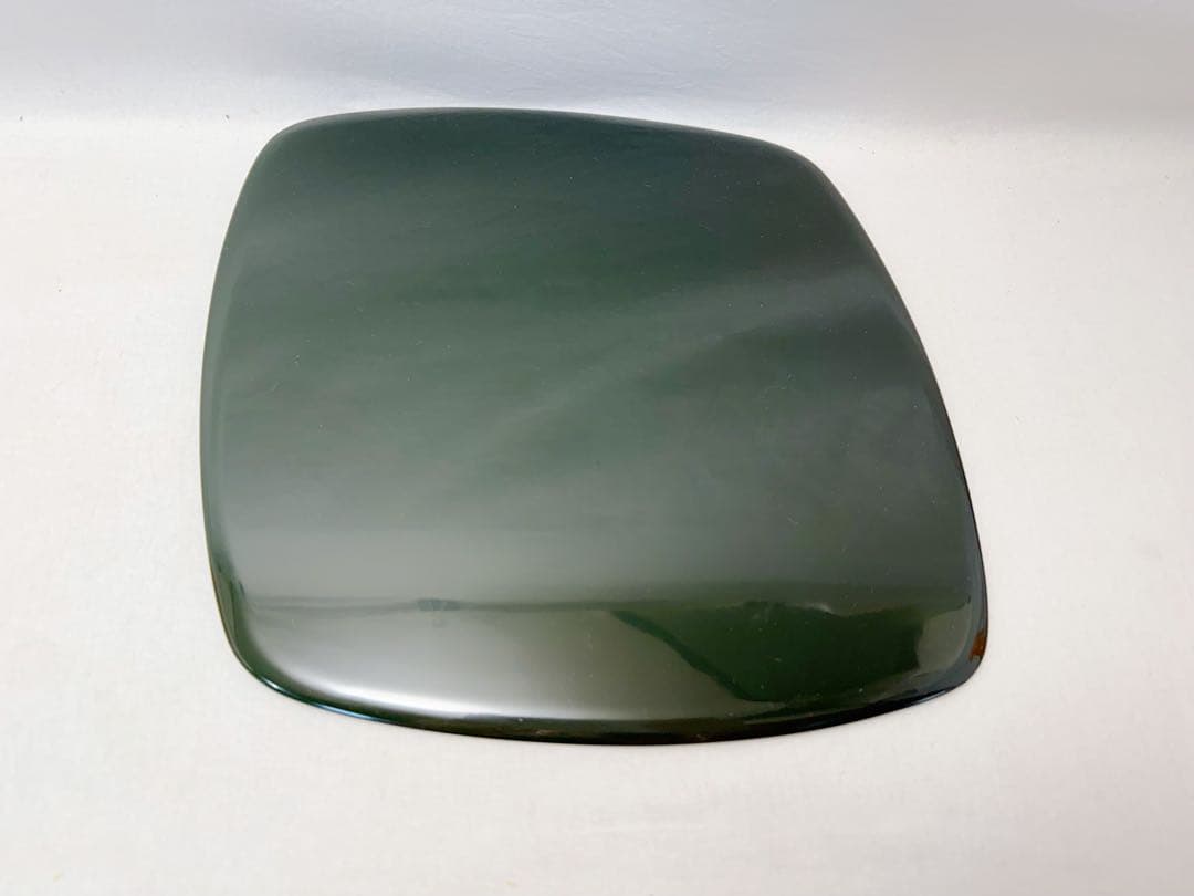 未使用 華道具 前端雅峯作 木製 朱、青花台 敷板 薄板 2枚組 栞 元箱