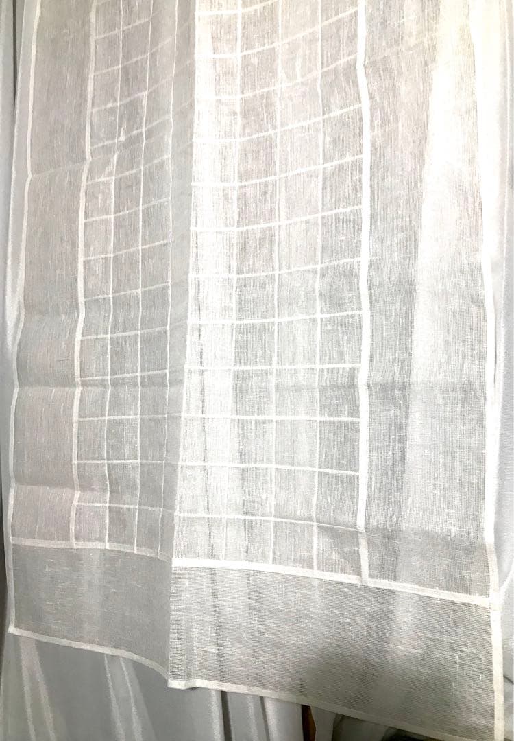 ポジャギ韓国148P特大158x78cm暖簾　モシ野麻伽耶伝統工芸