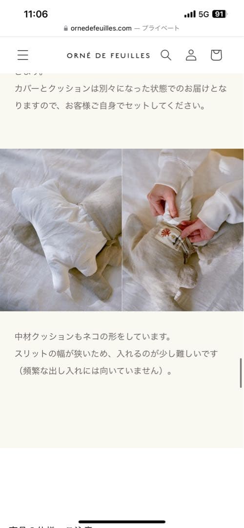 今だけ値引新品未開封♡Coral & Tusk × Orneko ネコクッション