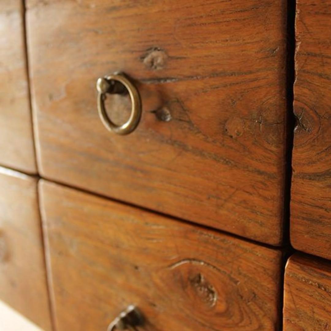 オールドチーク　コンソールテーブル チェスト　アンティーク　ヴィンテージ