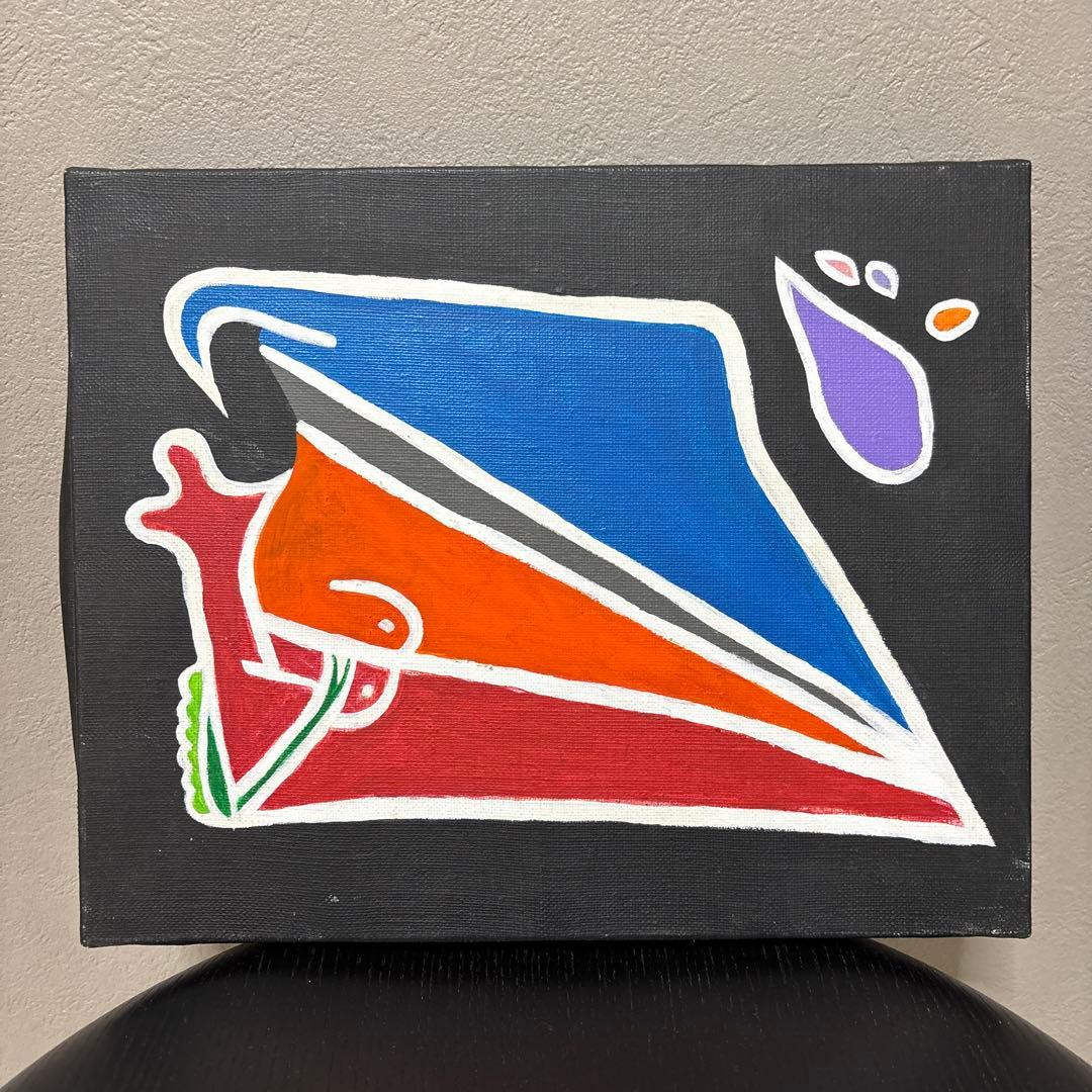 【絵画原画】アクリルガッシュ　27.5センチ×22センチ