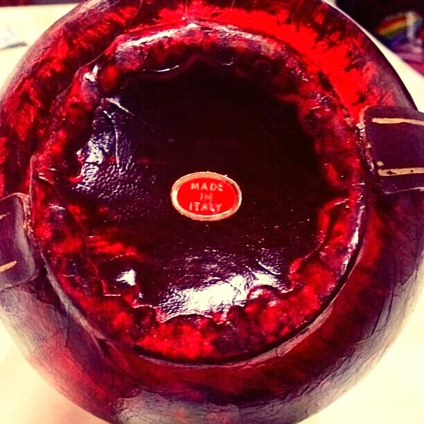 未使用 イタリア製レザー ワインボトル