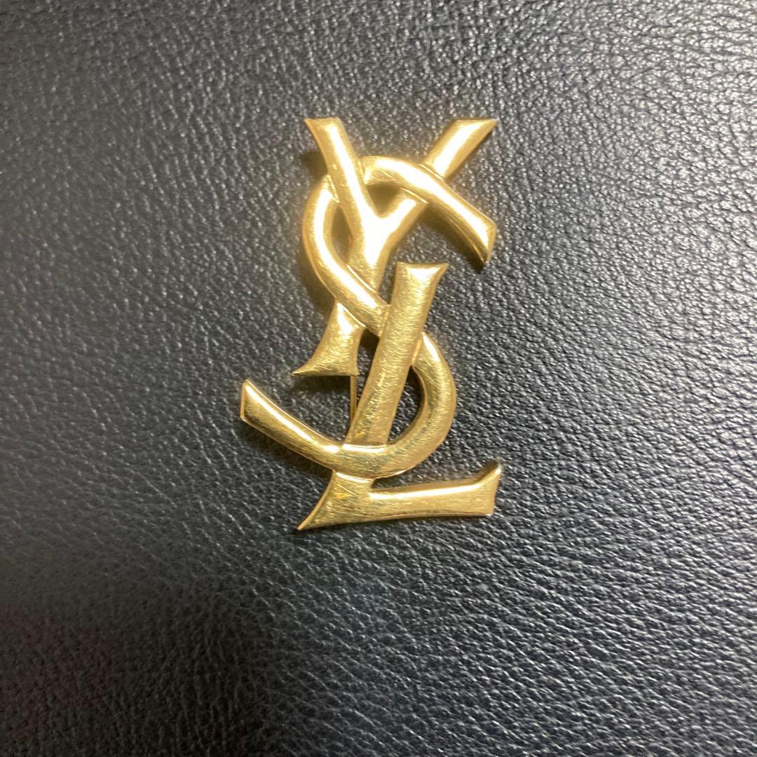 た*き様 YSL ゴールドロゴブローチ