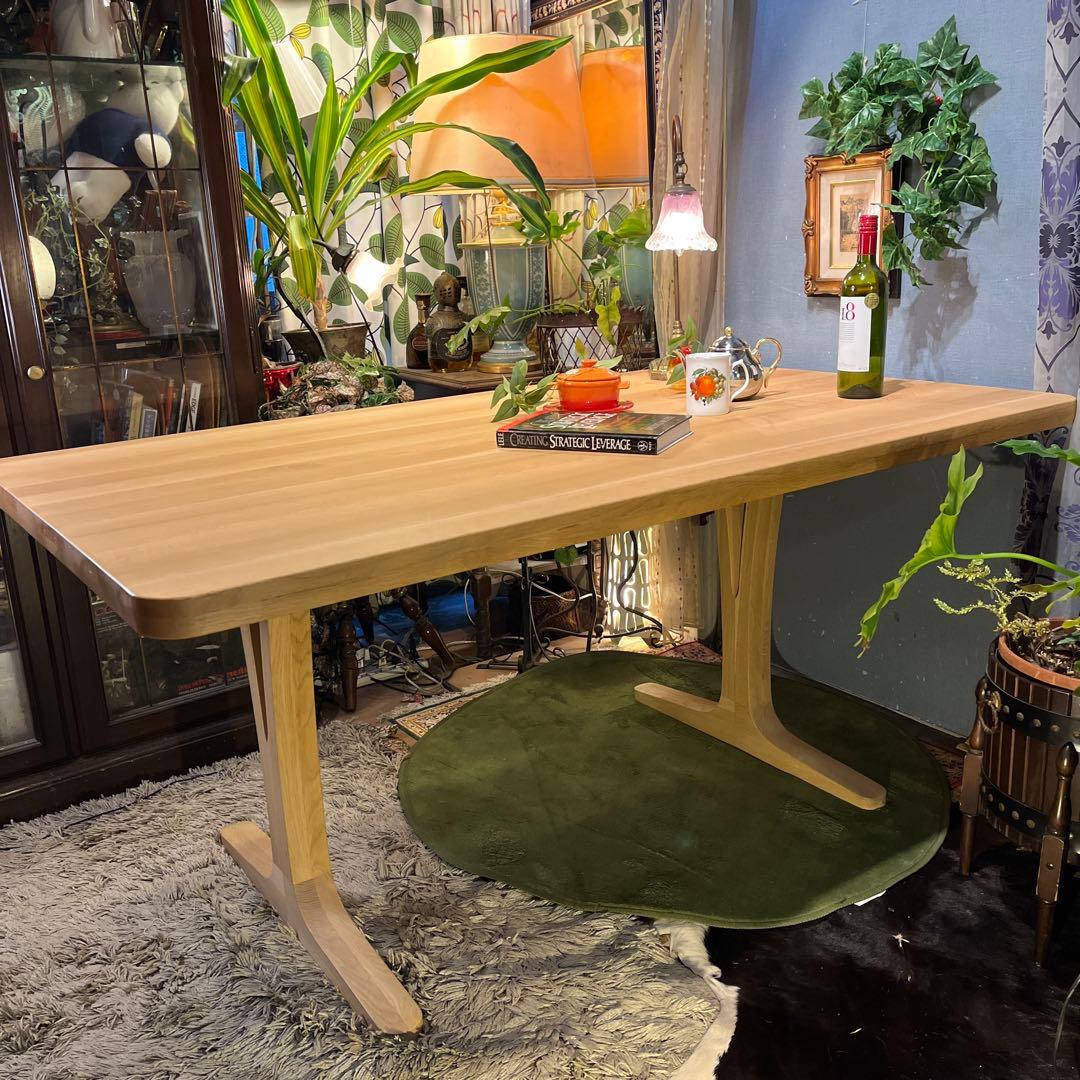 カリモク　オークソリッド　ダイニングテーブル ピュアオーク