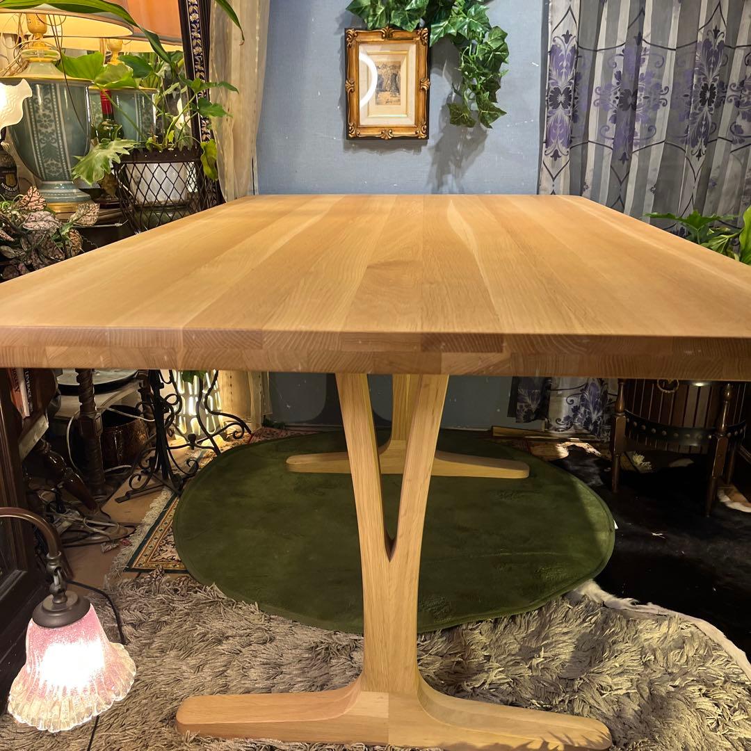 カリモク　オークソリッド　ダイニングテーブル ピュアオーク