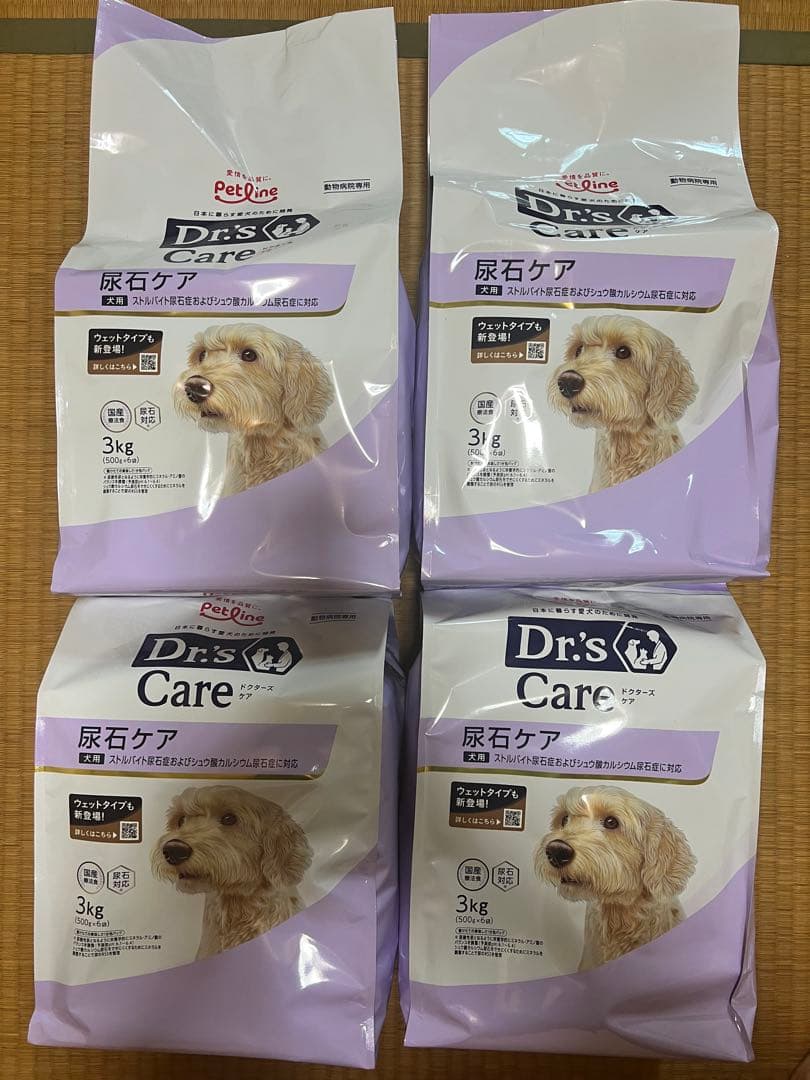 【新品】ドクターズケア Dr's Care 尿路ケア 犬用 3kg ×4袋