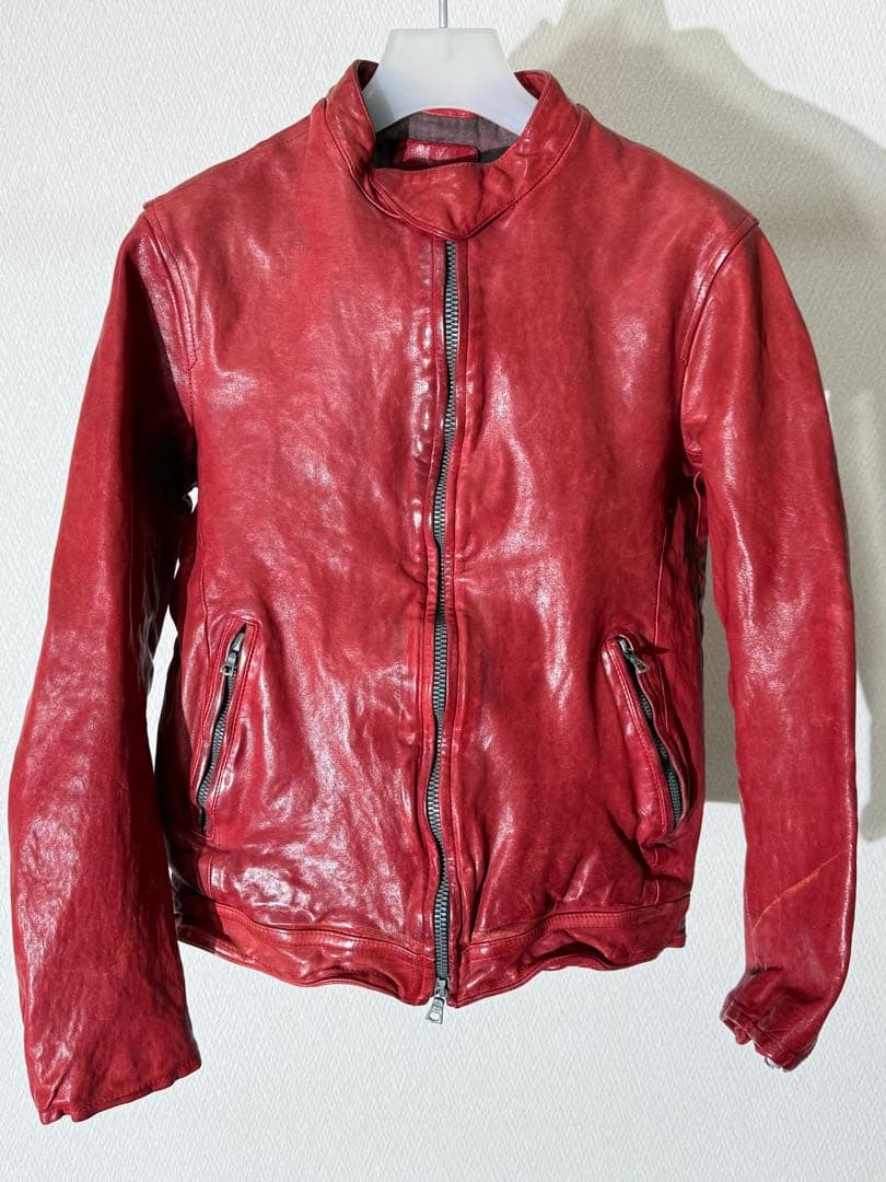 イサムカタヤマ バックラッシュ ジャパンホースシングルライダース 赤