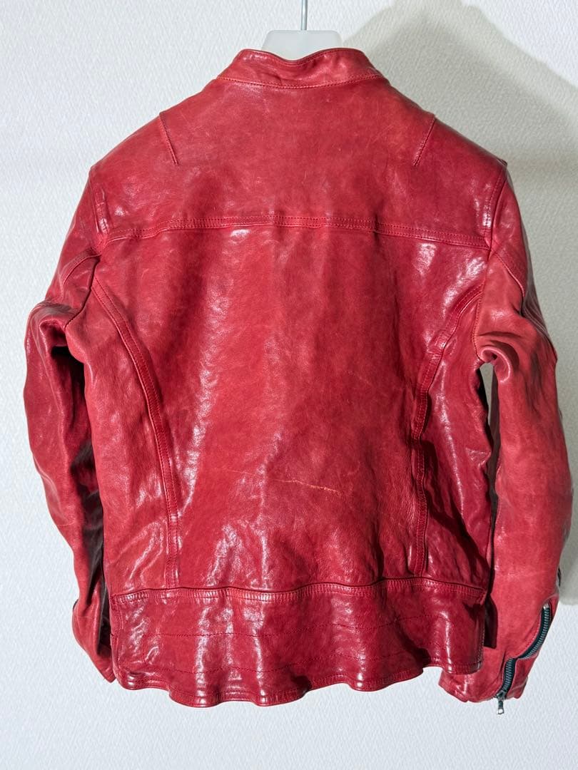 イサムカタヤマ バックラッシュ ジャパンホースシングルライダース 赤