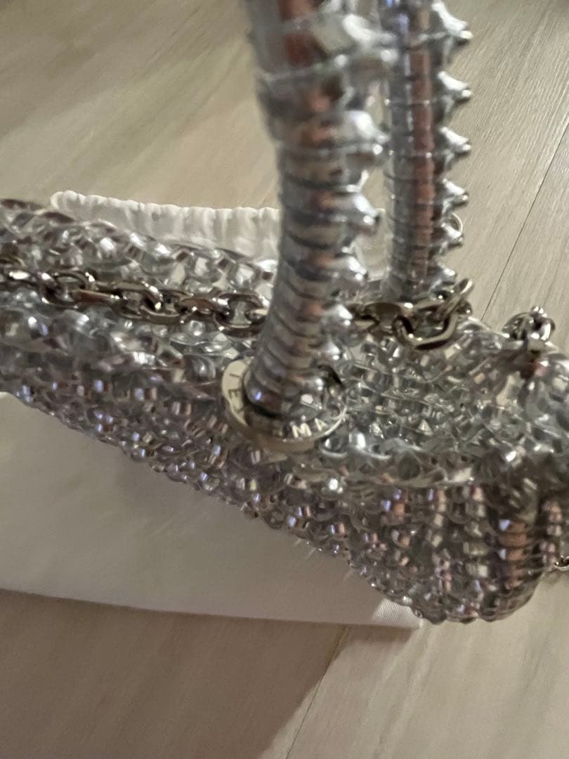 美品 ANTEPRIMAスタンダード ミニアトゥーラ ワイヤーバッグ シルバー