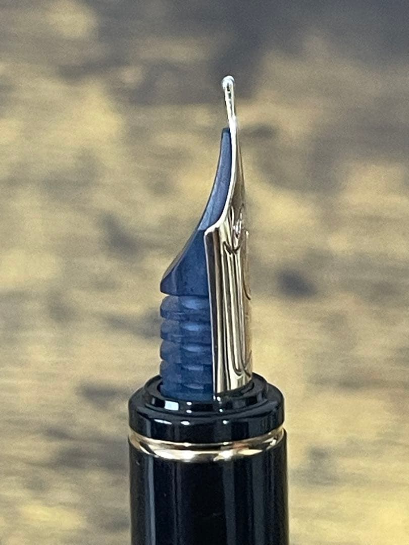 試し書きのみ　パイロット　グランセ　14金 M マーブル　刻印　旧型　万年筆