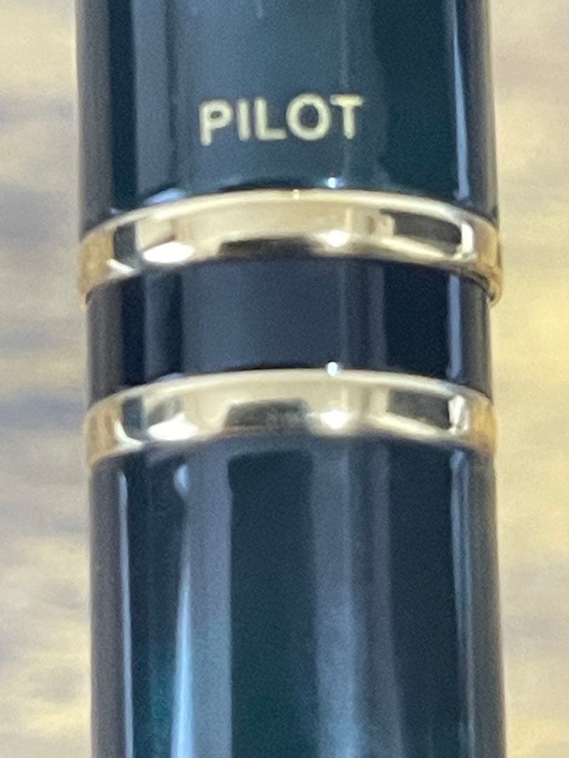 試し書きのみ　パイロット　グランセ　14金 M マーブル　刻印　旧型　万年筆