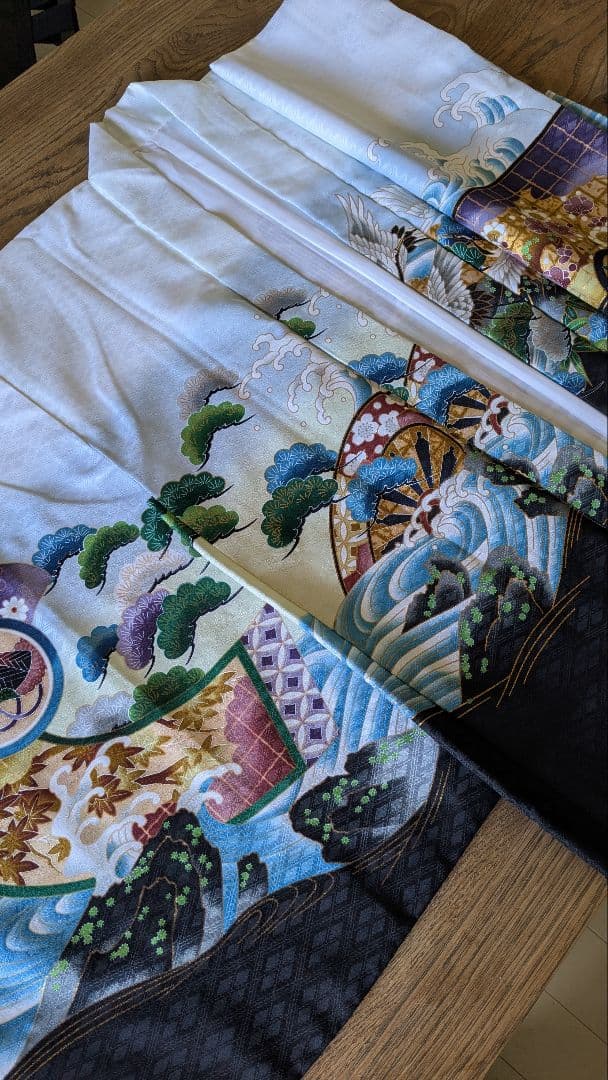 七五三　フルセット　5歳　男の子　羽織袴　白　白地　5才７才　着物　雪駄付き