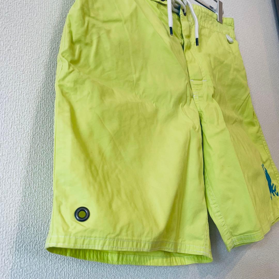 新品　ラルフローレン　街履きできるビンテージ感あふれる淡いレモンカラーショーツ