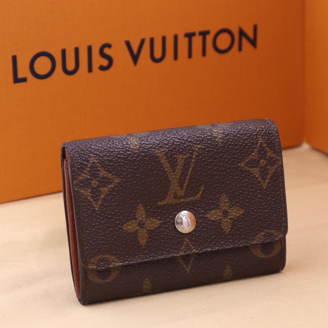 ルイヴィトン コンパクトケース モノグラム ポルトモネ・プラ M61930