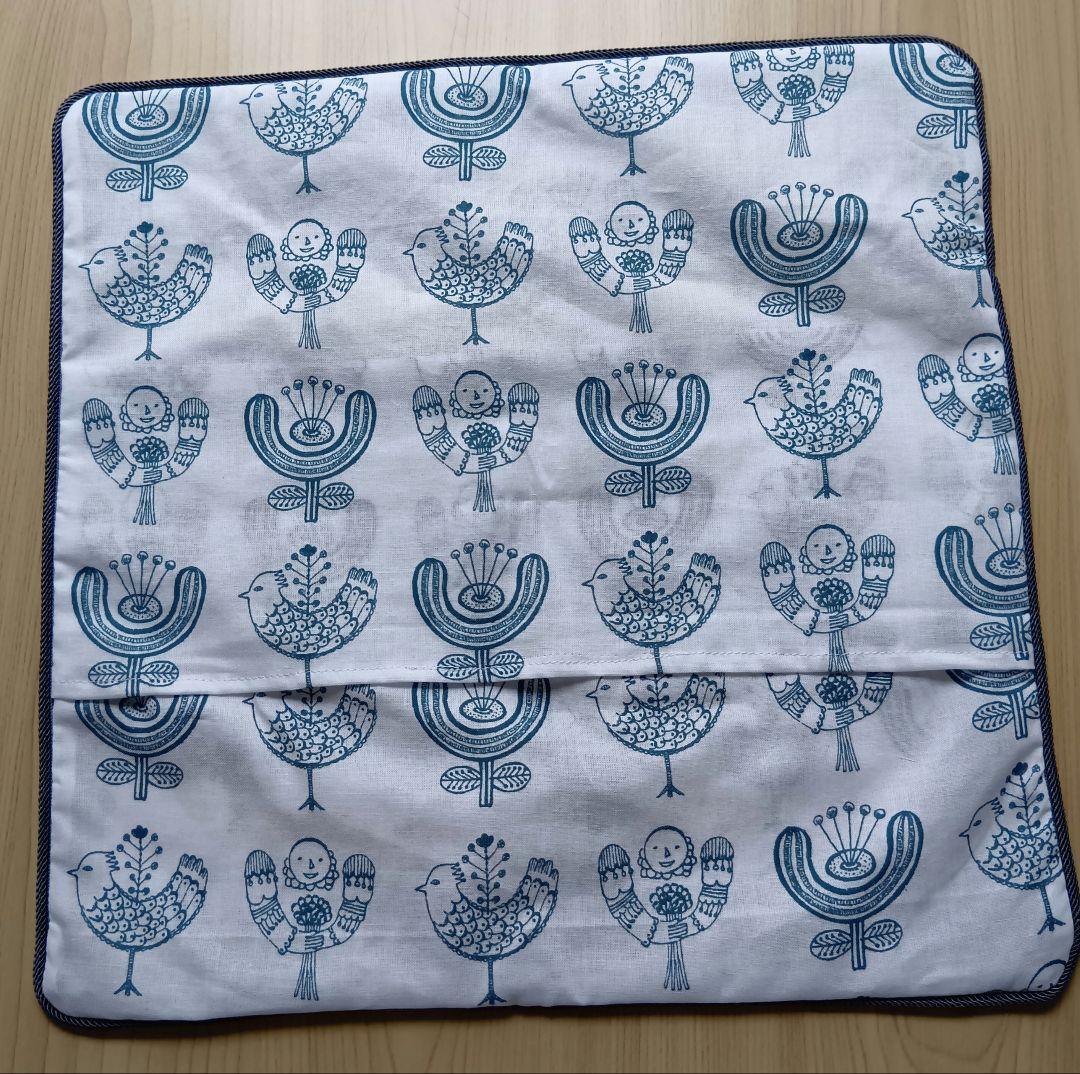 いくらどんページ☆両面run run run☆パイピングクッションカバー♪