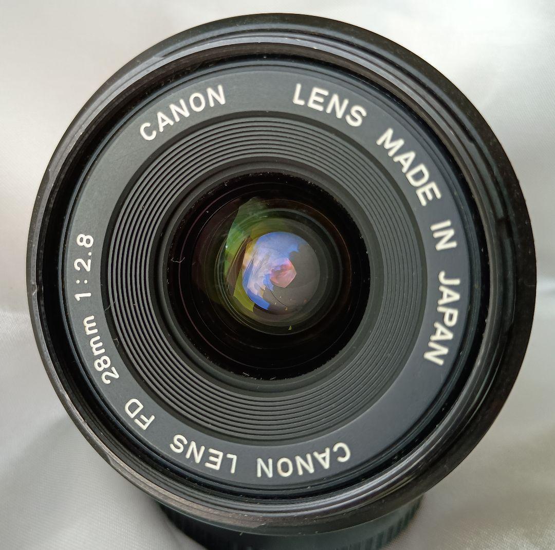 Canon FD 28mm f/2.8 レンズ
