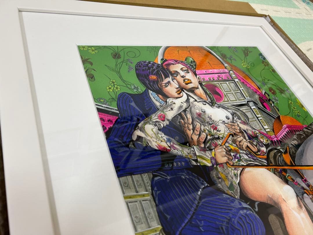 ジョジョの奇妙な冒険 複製原画 徐倫とブチャラティ グッチ