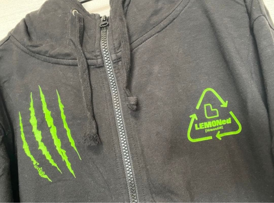 【美品】hide MISERY フード付きパーカー 黒