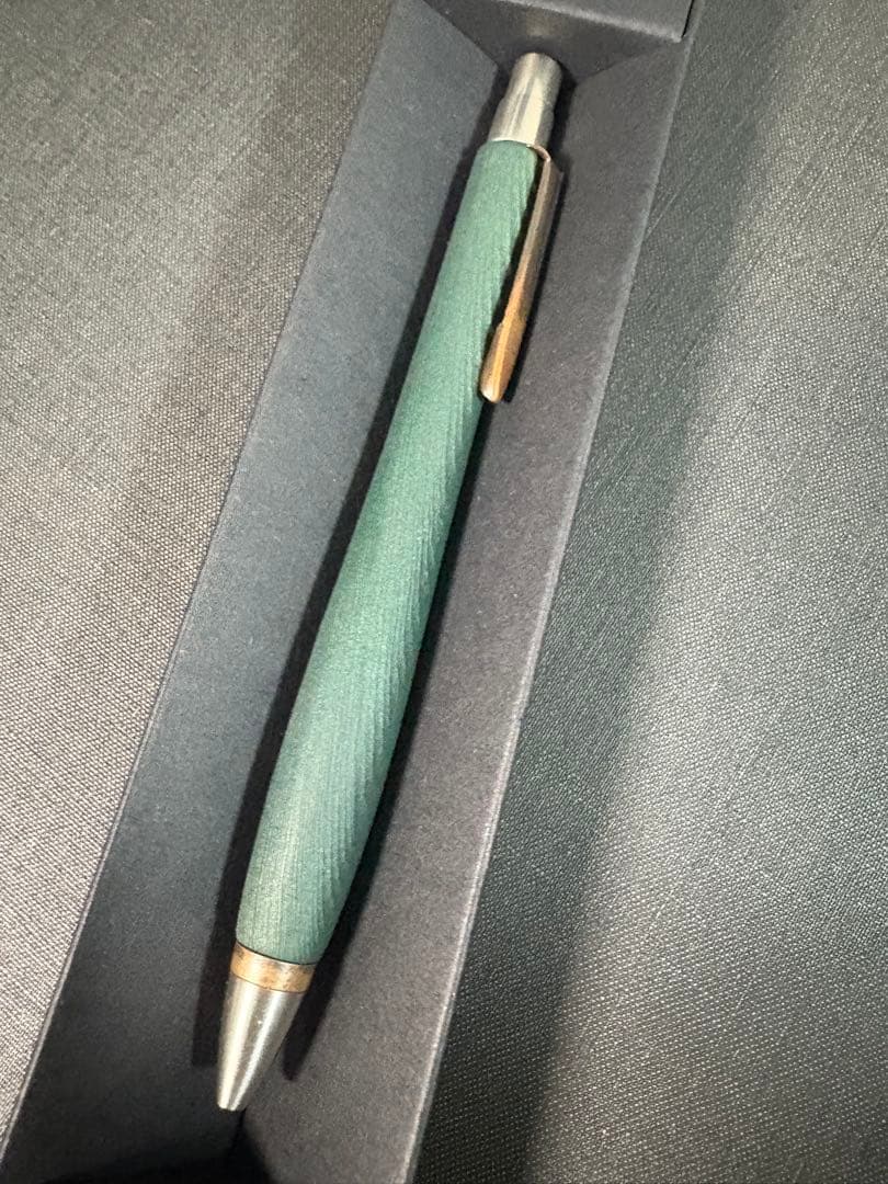 ウッドペンクラフト　屋久杉浮造り国産漆錫・鶯(たまもの・うぐいす