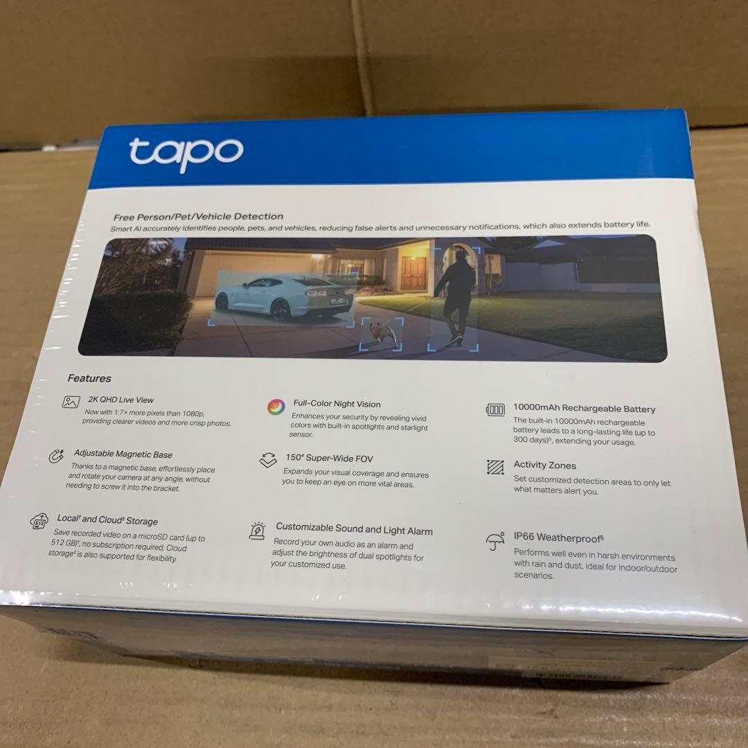 新品未開封　TP-Link Tapo 防犯カメラ マグネット WiFi カメラ